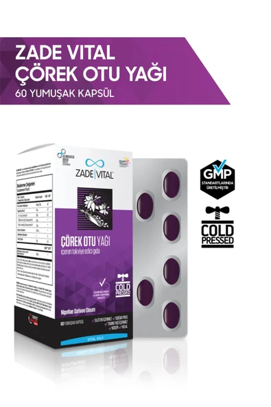 ZADE VITAL COREK 60 CAP. - Resim 2