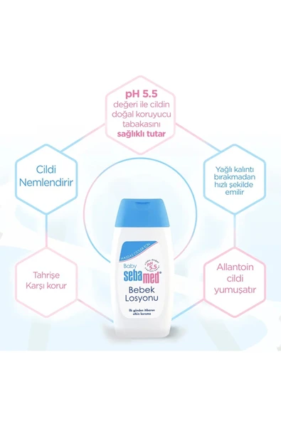 SEBAMED BEBE LOSYONU 200 ML - Resim 3