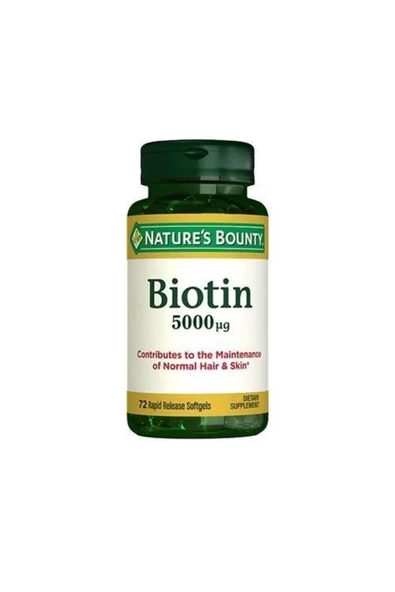 NB BİOTİN 5000 MCG 72 TABLET ürün görseli 1