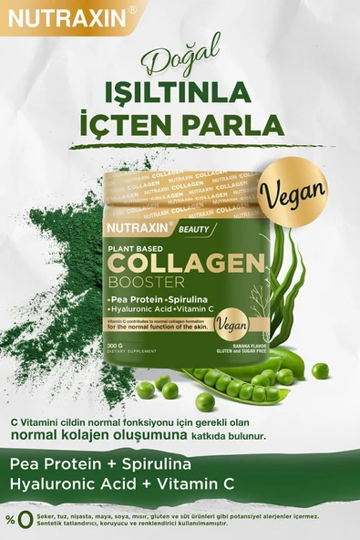 NUTRAXIN VEGAN COLLAGEN BOOSTER 300 GR - Resim 2