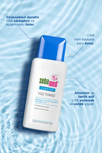 SEBAMED CLEAR FACE TEMZ YUZ TONIK - Resim 2