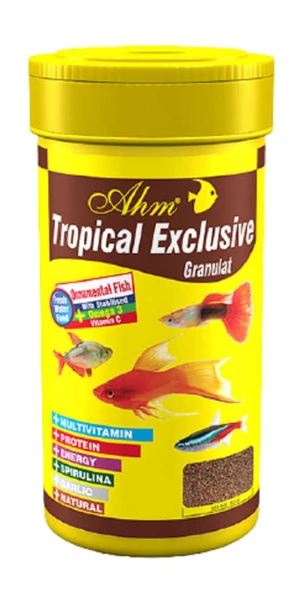 Ahm Tropical Exclusive Granulat Balık Yemi 250 Ml ürün görseli 1