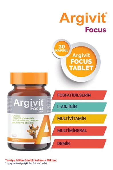 ARGIVIT FOCUS TABLET ürün görseli 1