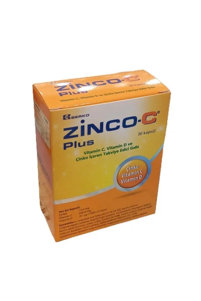 ZINCO C PLUS 30 CAP ürün görseli 1