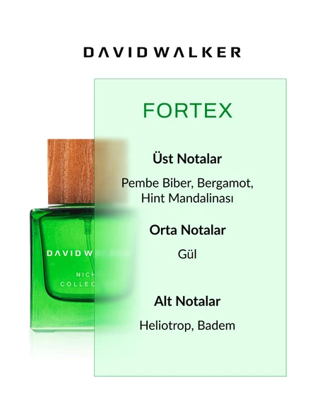David Walker Niche FORTEX 50ML Parfüm - Resim 2