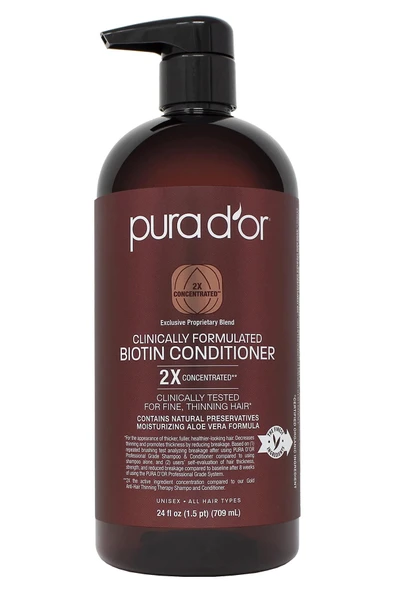 Pura D’or Biotin İnce Telli Saçlar İçin Saç Kremi 709ML ürün görseli 1