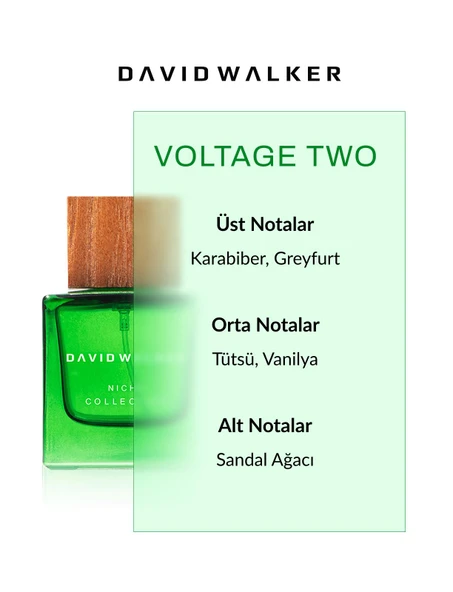 David Walker NICHE VOLTAGE TWO 50ML Parfüm - Resim 2