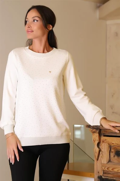 9847-2K6 İNDİGO BLUZEKRU - Resim 4