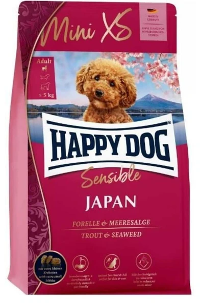 Happy Dog Mini XS Sensible Japan Hassas Sindirim Küçük Irk Köpek Maması 1,3 Kg ürün görseli 1
