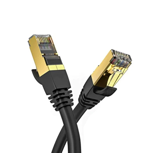 Cat7 internet Kablosu rj45 cat7 ethernet lan kablosu 1m ürün görseli 1