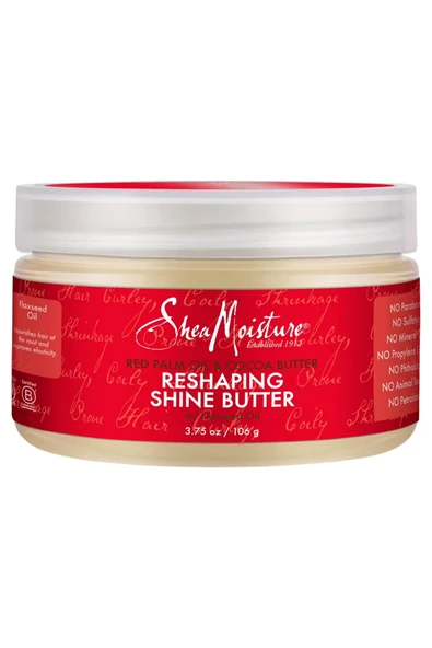 Shea Moisture Kırmızı Palmiye ve Kakao Yağlı Parlaklık Kazandıran Saç Bakımı 106GR ürün görseli 1