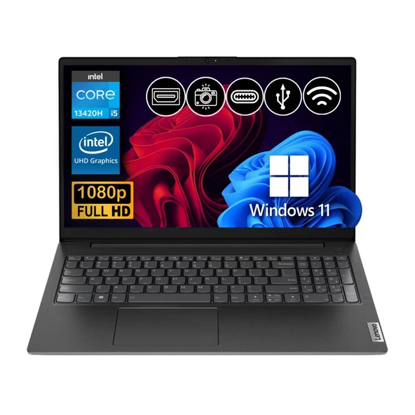 Lenovo V15 G4 IRU i5-13420H 16GB 512GB SSD W11Pro 15.6" Notebook 83A100NSTX ATL51 ürün görseli 1