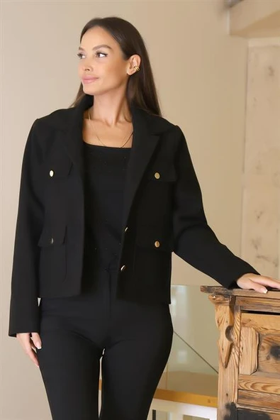 D88748-2K6 ROBİN CEKETSİYAH - Resim 4