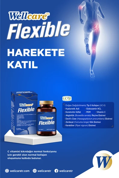 WELLCARE FLEXIBLE EKLEM 60 TABLET - Resim 3