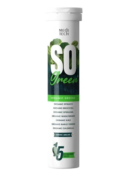 SO GREEN EFERVESAN 15 TABLET ürün görseli 1