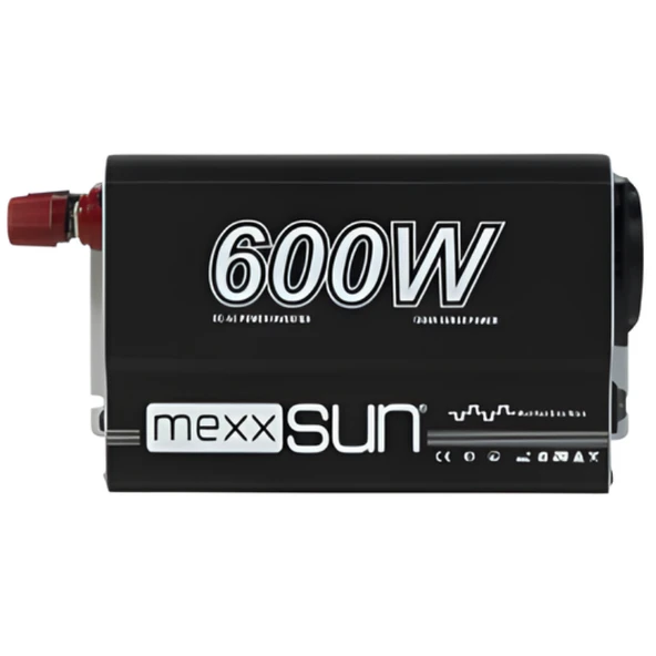 Mexxsun 12V 600W Modifiye Sinüs İnverter ürün görseli 1