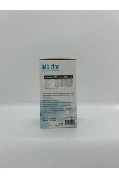 NASMED MGZINC 30 TAB. - Resim 4