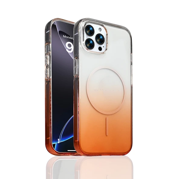 HEPTEKİLETİŞİM Apple iPhone 16 Pro Kılıf M-Safe Şarj Özellikli Silikon Kapak (Septik) ürün görseli 1