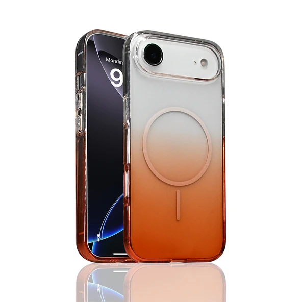 HEPTEKİLETİŞİM Apple iPhone 17 Air Kılıf M-Safe Şarj Özellikli Silikon Kapak (Septik) ürün görseli 1