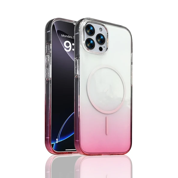 HEPTEKİLETİŞİM Apple iPhone 16 Pro Max Kılıf M-Safe Şarj Özellikli Silikon Kapak (Septik) ürün görseli 1