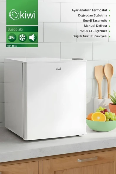 Kiwi KRF-2545 Mini Buzdolabı 45 Lt Kapasite & Enerji Tasarruflu ürün görseli 1
