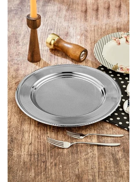 Cooker CKR3901 Gümüş Renk Metal Supla 33 cm ürün görseli 1
