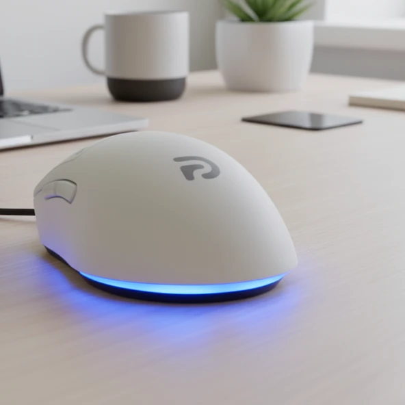 Trio - G100Y RGB Mouse – USB Kablolu Mouse - Resim 2