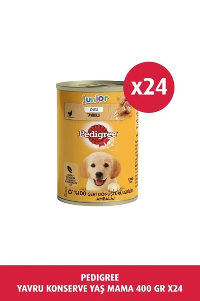 Pedigree Yavru 400 gr 24X, Köpek Yaş Mama ürün görseli 1