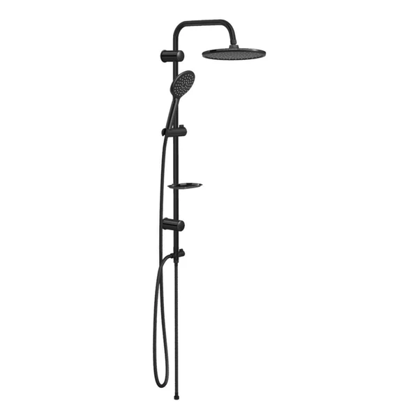 Valtemo Deluxe Jet Black Rain Tepe Duş Seti ürün görseli 1
