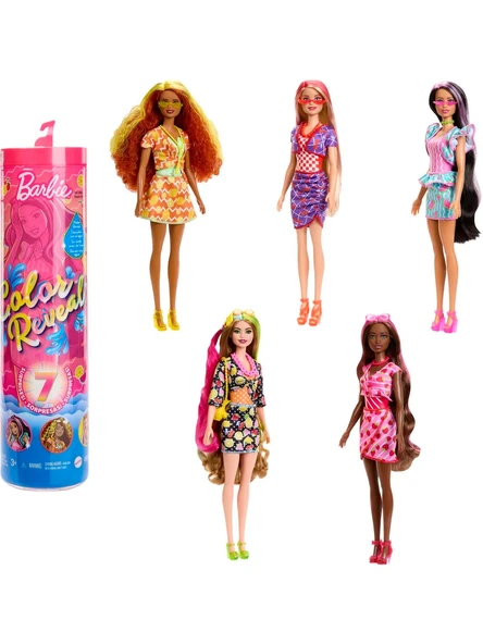 BARBIE COLOR REVEAL RENK DEĞİŞTİREN SÜRPRİZ BARBİE ürün görseli 1