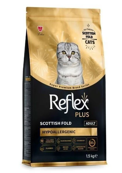 Reflex Plus Hipoalerjenik Scottish Fold Yetişkin Kedi Maması 1,5kg ürün görseli 1