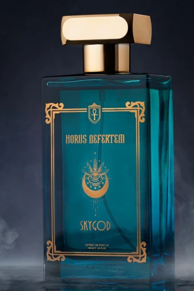 Horus Nefertem Sky God Erkek Parfüm Skygod Yılbaşı Edp Oud Afro Etkili Parfüm 2-3 ml Test Boyu Hediye ürün görseli 1