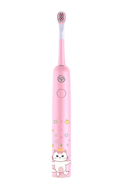 NPO Nicefeel X500 Çocuklar için Dakikada 39600 Titreşim,Şarjlı Sonic Profesyonel Diş Fırçası-Pembe ürün görseli 1