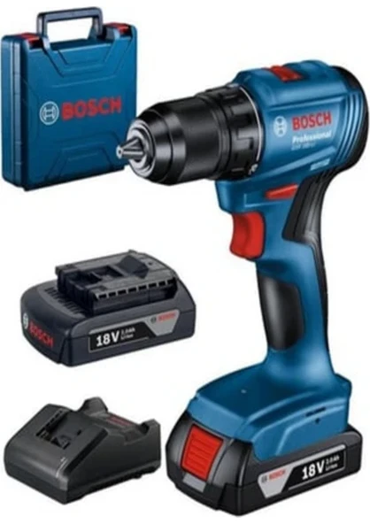 Bosch Professional GSB 185-LI 2 x 2.0Ah Çift Akülü Darbeli Matkap - 06019K3100 ürün görseli 1