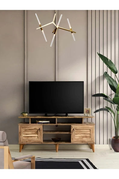 Venüs Vns Moduler 130 Cm Panjurlu Raflı Tv Sehpası ürün görseli 1