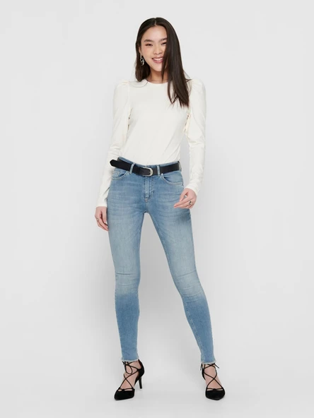 15162363 ONLBLUSH MID SK AK RAW DNM REA1467 NOOS ürün görseli 1