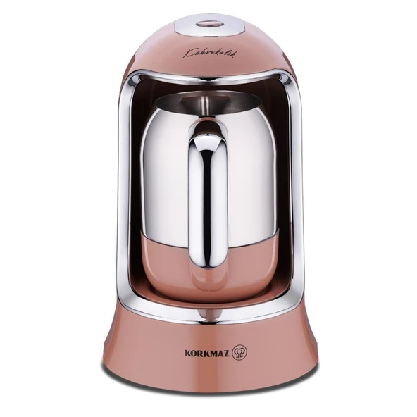 KORKMAZ A860-17 KAHVEKOLİK OTOMATİK KAHVE MAKİNESİ MOCHA/KROM ürün görseli 1