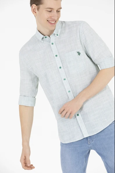 1575234 POLO DOKUMA GÖMLEK - Resim 6
