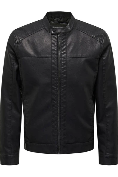 22012339 ONSMIKE PU RACER JACKET OTW VD - Resim 12