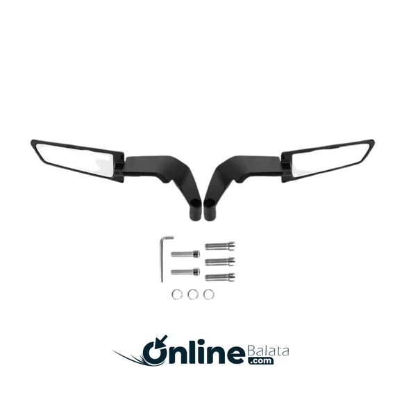 Tvs Raider 125 H2R Yarasa Kanat Ayna Naked Model HB424B ürün görseli 1
