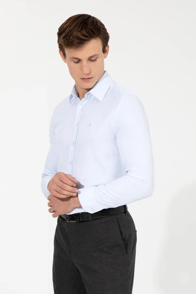 1523528 PİERRE CARDİN DOKUMA GÖMLEK - Resim 6