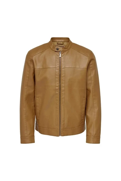 22012339 ONSMIKE PU RACER JACKET OTW VD - Resim 3