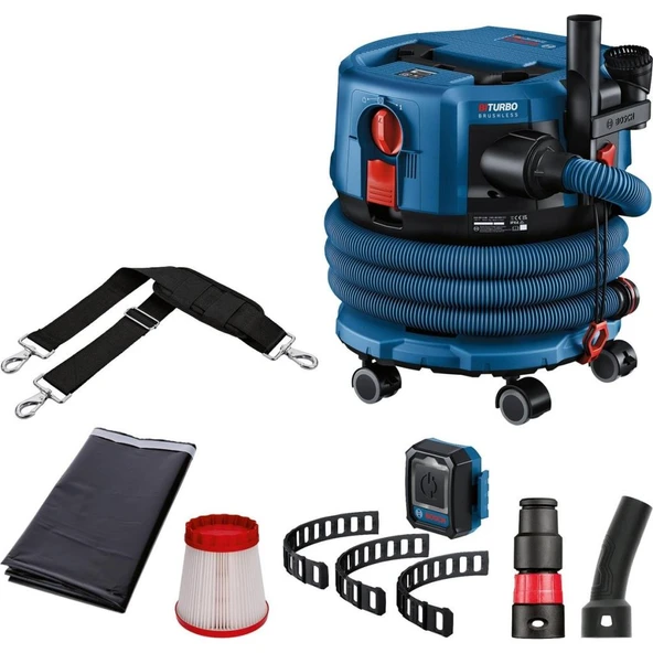 Bosch Profesyonel GAS 18V-12 MC Akülü Süpürge Solo (Akü ve Şarj Cihazı Yoktur) 06019K2000 ürün görseli 1