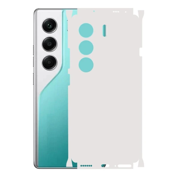 Tecno Camon 40 Pro ile Uyumlu 360 Arka Kaplama   Mat Şeffaf ürün görseli 1