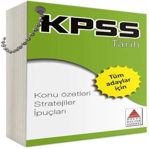 Delta Kültür KPSS Tarih Strateji Kartları ürün görseli 1