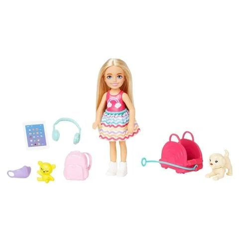 Barbie Seyahatte Chelsea Bebek ve Aksesuarları HJY17 ürün görseli 1