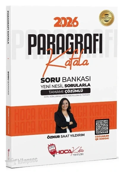 Kpss Tyt Ales Dgs Paragraf Kafala Çözümlü Soru Bankası Hoca Kafası ürün görseli 1