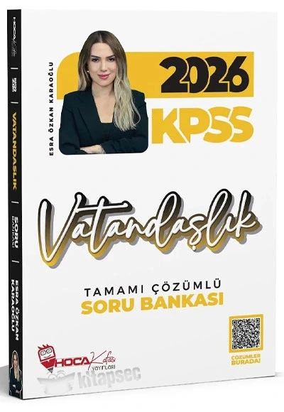 Kpss Vatandaşlık Çözümlü Soru Bankası Hocakafası ürün görseli 1