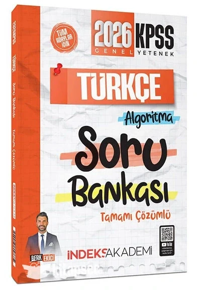 Kpss Gy Türkçe Algoritma Çözümlü Soru Bankası İndeks Akademi ürün görseli 1