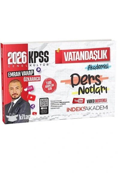 Kpss GK Vatandaşlık Akademisi Ders Notları İndeks Akademi ürün görseli 1